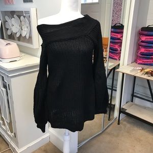 Off the shoulder sweater